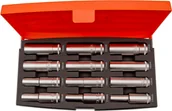 Klucze i nasadki - BAHCO Zestaw wydłużanych, 12-kątnych nasadek 1/2", 10-21mm, 12 szt. [S1612L] - miniaturka - grafika 1