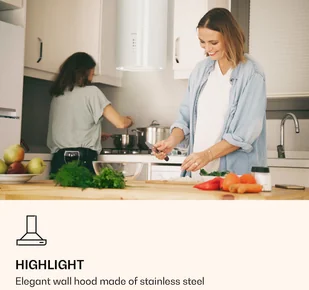 Klarstein Barella 35 Biały TK15CH-Barella-WH - Okapy kuchenne - miniaturka - grafika 2