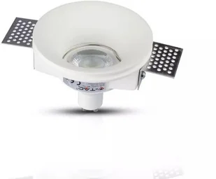 v-tac Oprawa Oczko V-TAC GIPS GU10 Wpuszczana Okrągła Biała fi.103 V-TAC VT-859RD - Oprawy, klosze i abażury - miniaturka - grafika 3