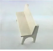 Zabawki AGD - Rülke Holzspielzeug ruelke lakierowania drewnianych zabawek 22189  ława kuchenna z oparciem rustykalny, lalka - miniaturka - grafika 1