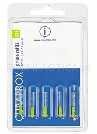Curaprox Interdental Brush Prime CPS zestaw 5 szt zapasowych szczoteczek międzyzębowych CPS 011 Green 1,1 4,0 mm - Szczoteczki międzyzębowe - miniaturka - grafika 2