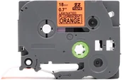 Papier do drukarek - Brother Taśma do P-touch 18mm 8m pomarańcz TZE-B41 - miniaturka - grafika 1