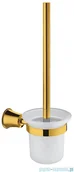 Wieszaki łazienkowe - Omnires Art Line szczotka do Wc wisząca złota AL53620GL - miniaturka - grafika 1