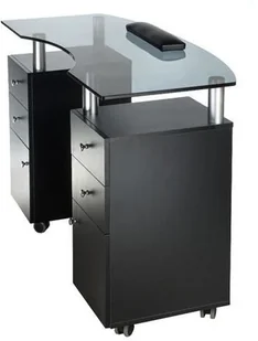 Beauty System Stolik do manicure BD-3453 CZARNY BD-3453 BLACK - Stoliki do manicure - miniaturka - grafika 3