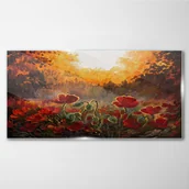 Obrazy i zdjęcia - PL Coloray Obraz na Szkle malarstwo kwiaty 100x50cm - miniaturka - grafika 1