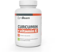 Witaminy i minerały dla sportowców - Gymbeam Kurkumina + Witamina E 90 tab - miniaturka - grafika 1