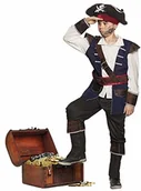Stroje karnawałowe - Boland Boland 82257  kostium dziecięcy pirata Vince, czaszka, pirata, baśniak, średniowiek, karnawał, impreza tematyczna, przebranie, teatr BOL82257 - miniaturka - grafika 1