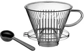 Zaparzacze i kawiarki - Cilio 345019 filtr do kawy rozmiar 4, akryl, biały, 14,5 x 10,5 x 14,5 cm 345019 - miniaturka - grafika 1