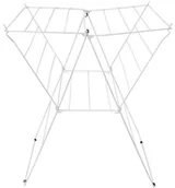 Suszarki na ubrania - MSV 130095 stojak na pranie gunnison żelazo/polipropylenu/malarstwo łopatek biały 13 m 682/130095 - miniaturka - grafika 1