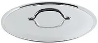 Pokrywki - Pentole Agnelli pentole agnelli pokrywa wykonana z aluminium, z uchwytem ze stali szlachetnej, srebrny, srebrny/czarny, 36 cm PCMX02936 - miniaturka - grafika 1