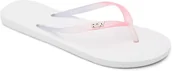 Klapki i japonki damskie - Roxy japonki damskie VIVA GRADIENT White/Pink/White WPW - miniaturka - grafika 1