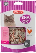Przysmaki dla psów - ZOLUX ZOLUX Przysmak dla kota mini kanapka z kurczakiem 50g 582152 - miniaturka - grafika 1