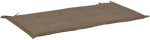vidaXL Poduszka na ławkę ogrodową, kolor taupe, 100 x 50 x 3 cm - Poduszki ogrodowe - miniaturka - grafika 2