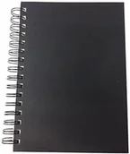 Notesy i bloczki - Clairefontaine Złota Line 140 G, A5, kolor kości słoniowej, spoiwo Portrait szkicownik, spirala, czarna 134256C - miniaturka - grafika 1