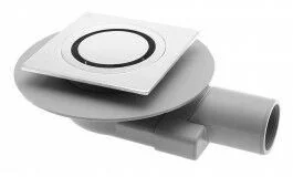 Omp tea TIRANA Kratka odpływowa 150x150 mm, boczna, odpływ 50mm, chrom 2665.695.8 - Odwodnienia, kanały i akcesoria Omp tea TIRANA Kratka odpływowa 150x150 mm, boczna, odpływ 50mm, chrom 2665.695.8 - Odwodnienia, kanały i akcesoria - miniaturka - grafika 2