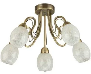 Krislamp Mona Kr 318-5Pl lampa wisząca zwis 1X40W E14 patyna - Lampy sufitowe - miniaturka - grafika 2