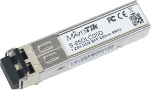 Mikrotik Sfp Modułle 1.25g Mm 550m 850nm S-85DLC05D - Pozostałe akcesoria sieciowe - miniaturka - grafika 2