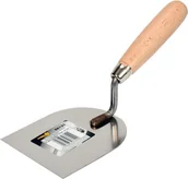 Narzędzia murarskie - VOREL Kielnia szpachla sztukatorska nierdzewna podkowa 100x120mm 06121 - miniaturka - grafika 1