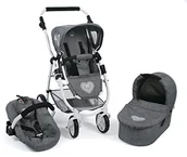 Wózki dla lalek - Bayer Chic 2000 Bayer CHIC 2000 - 3 w 1 kombi, wózek dla lalek Emotion All In, wybór wzornictwa - miniaturka - grafika 1