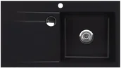 Zlewozmywaki - SystemCeram STEMA 90 NERO - miniaturka - grafika 1