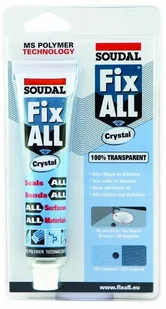Tytan Uszczelniacz przezroczysty Fix All Crystal SOUDAL 80 ml SIL-FI-CR-080 - Kleje i inne preparaty budowlane - miniaturka - grafika 2