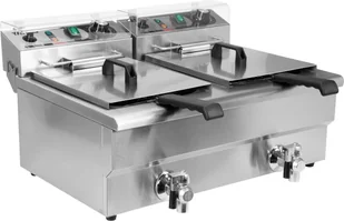 YATO ELEKTRYCZNA FRYTOWNICA Z ZAWOREM 2X16L YATO YG-04634 - Inne urządzenia gastronomiczne - miniaturka - grafika 2