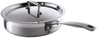Patelnie - Le Creuset 96202124001000 3-Ply wiele warstw sautepfanne 24 cm, z pokrywką SSC510024 - miniaturka - grafika 1