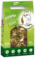 Karma dla gryzoni - Nestor POKARM 1500ML KOSZATNICZKA FUNNY FOOD 460g - miniaturka - grafika 1