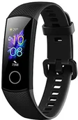 Smartband - HONOR HONOR Bransoletka fitness 5 bransoletek, wyświetlacz AMOLED 0,95", tracker z pulsometrem, monitoring tętna i SpO2, czas pracy baterii 2 tygodnie, 5 ATM, krokomierz, kolor czarny Meteorite 6973316852875 - miniaturka - grafika 1
