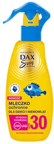 DAX Cosmetics Sun Mleczko ochronne dla dzieci i niemowląt SPF 30 spray 200ml OP - Balsamy i kremy do opalania - miniaturka - grafika 2
