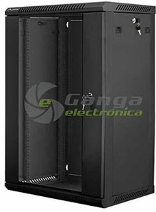 Lanberg Szafa 19" 18U, 600x600, czarna FLAT PACK WF01-6618-10B - Szafy rack - miniaturka - grafika 3