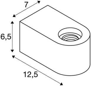 Spotline SLV FITU CUBE WL wewnętrzna lampa ścienna natynkowa E27 biała 1004739 - Lampy ścienne - miniaturka - grafika 7