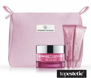 Germaine de Capuccini Eye Contour Global Treatment + Global Cream Wrinkles Supreme ZESTAW Pielęgnacja okolic oczu dzień i noc 2 x 10 ml + Krem dla cery bardzo suchej 50 ml - Zestawy kosmetyków damskich - miniaturka - grafika 2