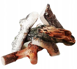 Drewienka brzoza biokominek ozdobne dekoracja bio - Akcesoria kominkowe - miniaturka - grafika 3