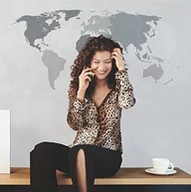 Naklejki na ścianę - Komar Deco naklejki "World", 1 sztuki, kolorowy, 17021h - miniaturka - grafika 1