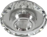 Oprawy, klosze i abażury - Candellux Oprawa halogenowa SS-35 AL/TR (3 W) LED COB Szkło Transparentne - miniaturka - grafika 1