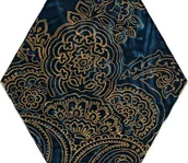 Płytki ceramiczne - Paradyż Urban Colours Blue Inserto Heksagon B 17,1x19,8 - miniaturka - grafika 1