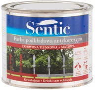 Farby do metalu - Sentic Farba antykorozyjna  Corlack czerwony tlenkowy 0 5 l - miniaturka - grafika 1