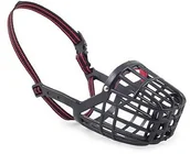 Pozostałe akcesoria dla kotów - Ancol Tworzywo sztuczne kaganiec dla psów, naturalne, 8, czarny - miniaturka - grafika 1