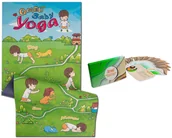 Maty do jogi - Qmed Mata do jogi dla dzieci + karty z ćwiczeniami - poprawa koordynacji ruchowej i równowagi, wspieranie prawidłowego rozwoju dziecka - aktywizacja poprze - miniaturka - grafika 1