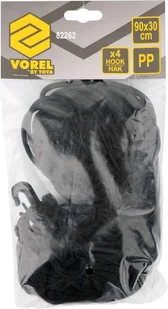 Vorel SIATKA ORGANIZER DO BAGAŻNIKA Z 4 HAKAMI ROZMIAR 90X30cm 82262 - Haki, szakle i karabinki - miniaturka - grafika 4