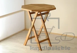 Divero Zestaw mebli ogrodowych Gardenay z drewna tekowego 2 krzesła + 1 stół - Meble ogrodowe - miniaturka - grafika 4