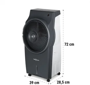 Wentylator OneConcept OneConcept Kingcool klimatyzator wentylator schładzacz powietrza jonizator szary ACO3-Kingcool-B - Wentylatory - miniaturka - grafika 7