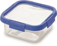 Lunch boxy - Curver pojemnik z silikonową pokrywką 0,9 l przezroczysty/niebieski - miniaturka - grafika 1