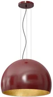 Lampy sufitowe - Luminex lampa wisząca 3/4 Bool 1 E27 burgund/złota 60cm 1689 - miniaturka - grafika 1