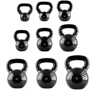 HMS Hantla winylowa żeliwna kettlebell czarna 16 kg - 27493-uniw - Kettlebell - miniaturka - grafika 3