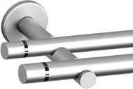 Karnisze - Mardom Karnisz Metalowy Podwójny Tokyo 19/19 satyna szerokość: 200cm - miniaturka - grafika 1