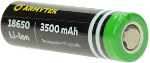 ARMYTEK Akumulator Armytek 18650 Li-Ion 3500mAh A03202 - Ładowarki i akumulatory - miniaturka - grafika 3