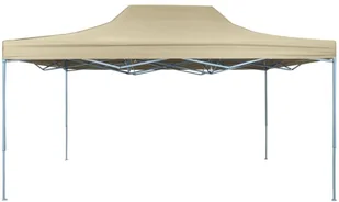 vidaXL Rozkładany namiot pawilon 3 x 4,5 m kremowy 42511 - Pawilony ogrodowe - miniaturka - grafika 11