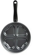 Patelnie - Trendy Kitchen By Excélsa Trendy Kitchen by EXCÉLSA Patelnia "Heart" w kolorze czarnym -  28 cm 8004976657222 - miniaturka - grafika 1